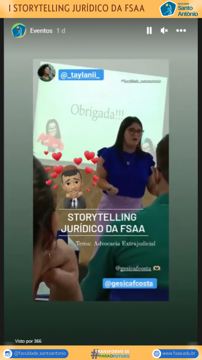 I Storytelling Jurídico da FSAA