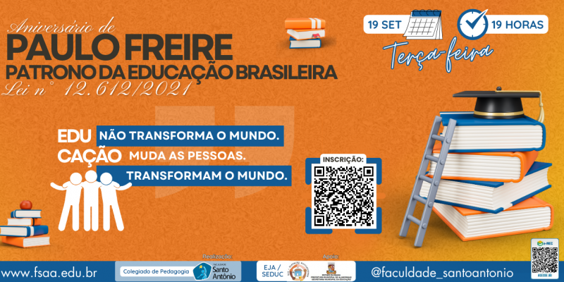 Aniversário de Paulo Freire