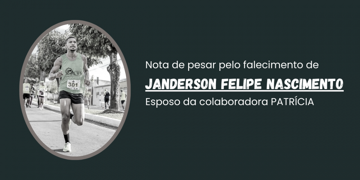Banner da Nota de Pesar - Janderson Felipe Nascimento