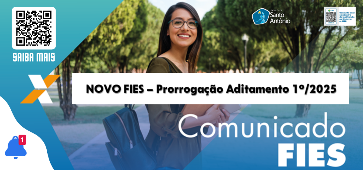 Comunicado Novo FIES - Prorrogação Calendário Aditamento 1_2025